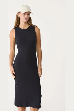 Stradivarius Ribbed midi dress XL