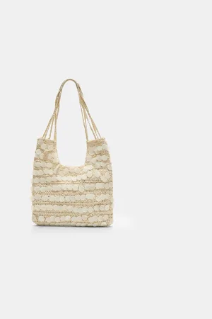 Stradivarius Sequinned shoulder bag OS