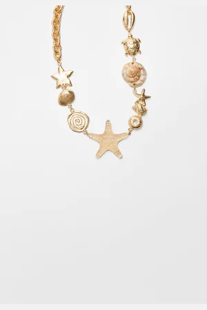 Stradivarius Under the sea star necklace OS