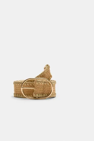 Stradivarius Braided belt with shimmery embroidery 26