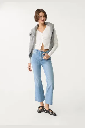 Stradivarius D78 Cropped flared jeans 12