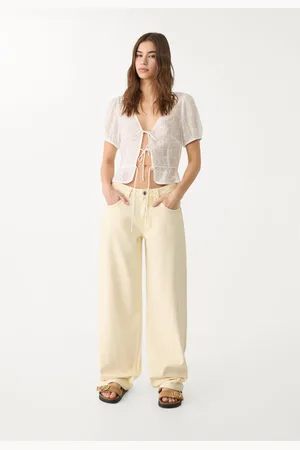 Stradivarius Faded effect balloon barrel baggy jeans 16