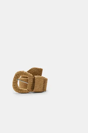 Stradivarius Braided belt with lined buckle 34