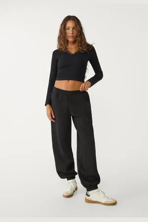 Stradivarius Plush boyfriend joggers XL