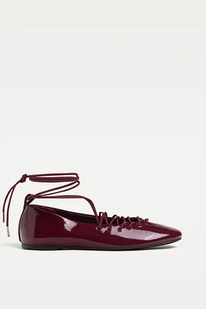 Stradivarius Lace-up ballet flats 7