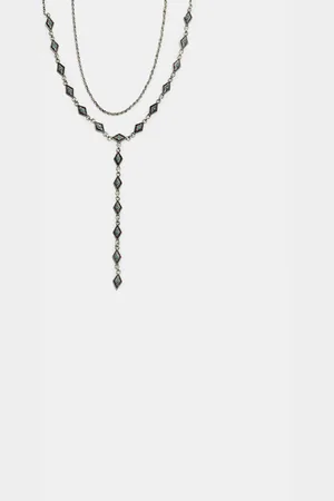 Stradivarius Set of 2 lariat necklaces OS