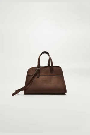 Stradivarius Faux suede tote bag OS