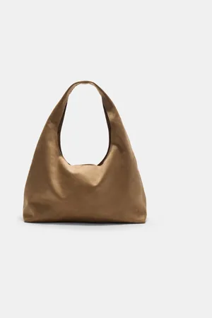 Stradivarius Faux suede shoulder bag OS