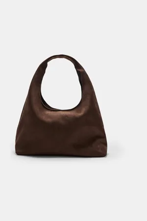 Stradivarius Faux suede shoulder bag OS