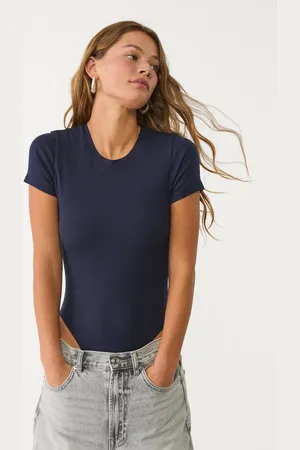 Stradivarius Basic round neck bodysuit XL