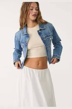 Stradivarius Denim jacket with pockets XS