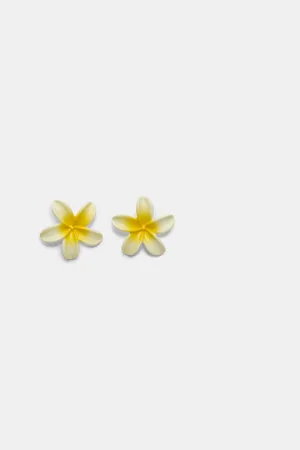 Stradivarius Flower earrings OS