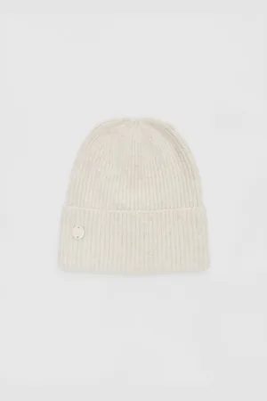 Stradivarius Ribbed cap with plate OS