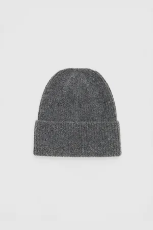 Stradivarius Ribbed cap with plate OS