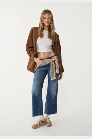 Stradivarius D96 cropped straight-fit jeans 10