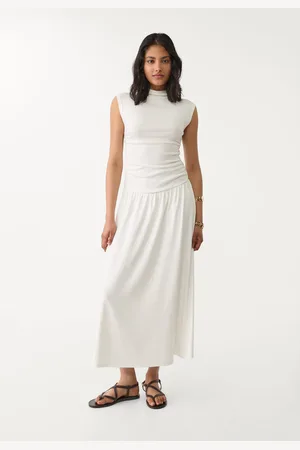 Stradivarius Funnel neck midi dress XS