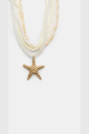 Stradivarius Beaded star necklace OS