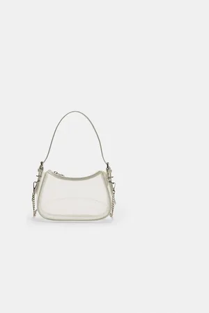 Stradivarius Semi-sheer mesh shoulder bag OS