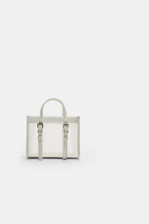 Stradivarius Mesh tote bag OS