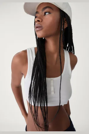 Stradivarius Buttoned bralette top XS