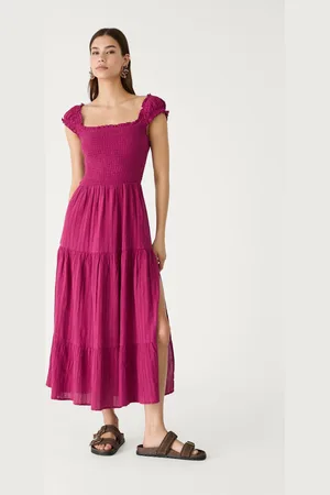 Stradivarius Flowing midi dress L