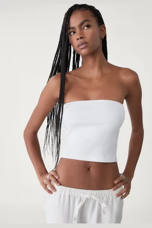 Stradivarius Basic bandeau top XL