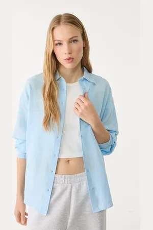 Stradivarius Linen blend shirt XL