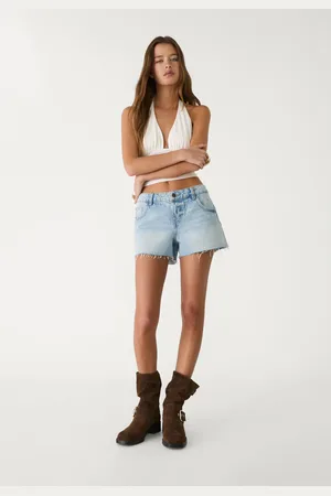 Stradivarius Gathered halter top L