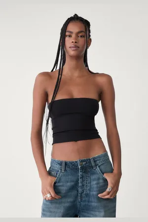 Stradivarius Basic bandeau top XL
