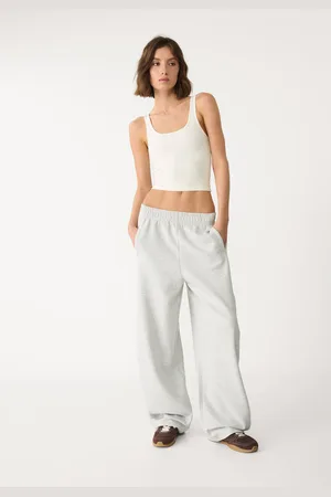 Stradivarius Plush barrel trousers M