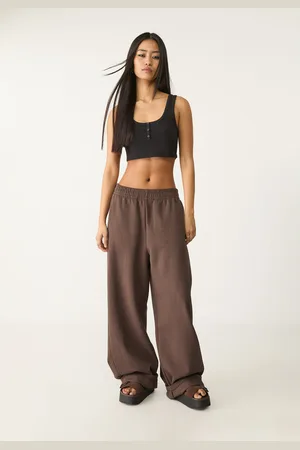 Stradivarius Plush barrel trousers S