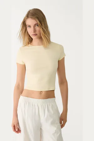 Stradivarius Slim fit basic t-shirt XL