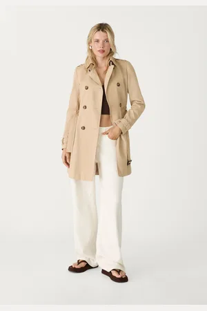 Stradivarius Short trench coat S