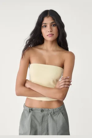 Stradivarius Basic bandeau top M