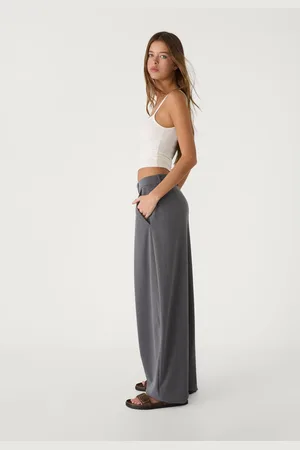 Stradivarius Smart baggy trousers with seam detail 6