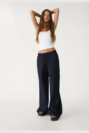 Stradivarius Wide-leg trousers M