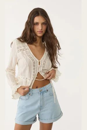 Stradivarius D83 Mom fit shorts 16