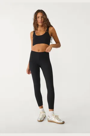 Stradivarius Cotton leggings with invisible seam M