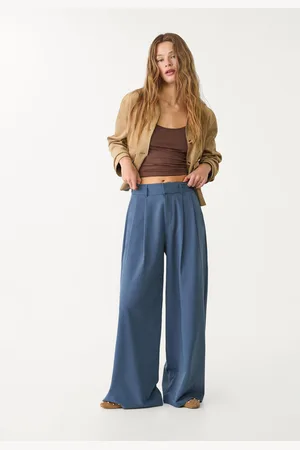 Stradivarius Super wide-leg adjustable trousers 10