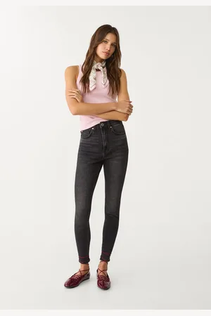 Stradivarius D09 Skinny super high-waist jeans 16