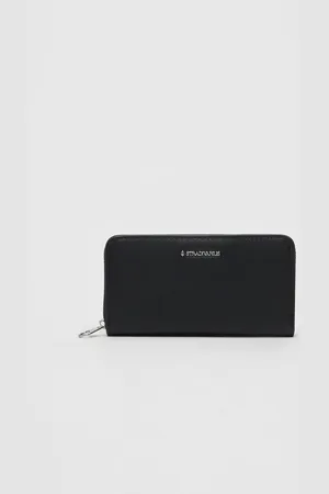 Stradivarius Basic wallet with zip OS