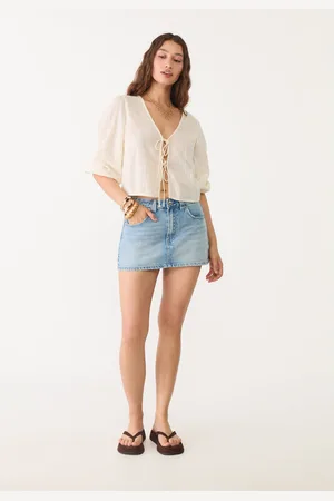 Stradivarius D62 denim skort 14