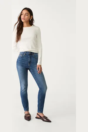 Stradivarius D09 Skinny super high-waist jeans 16