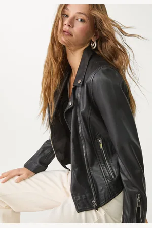 Stradivarius Leather biker jacket M