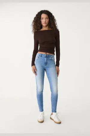 Stradivarius D07 Regular waist skinny jeans 12