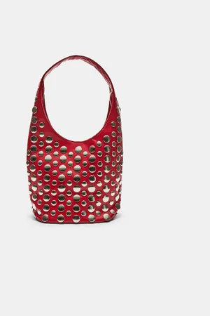 Stradivarius Studded shoulder bag OS