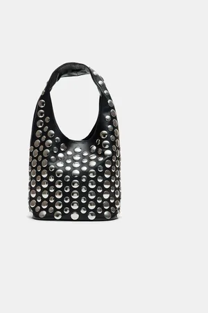 Stradivarius Studded shoulder bag OS