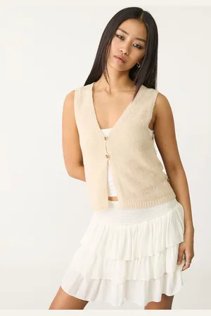 Stradivarius Buttoned knit vest S