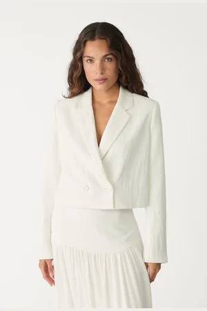 Stradivarius Cropped blazer with back ties S