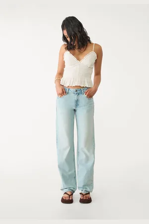 Stradivarius D03 Straight-leg low-rise jeans 8